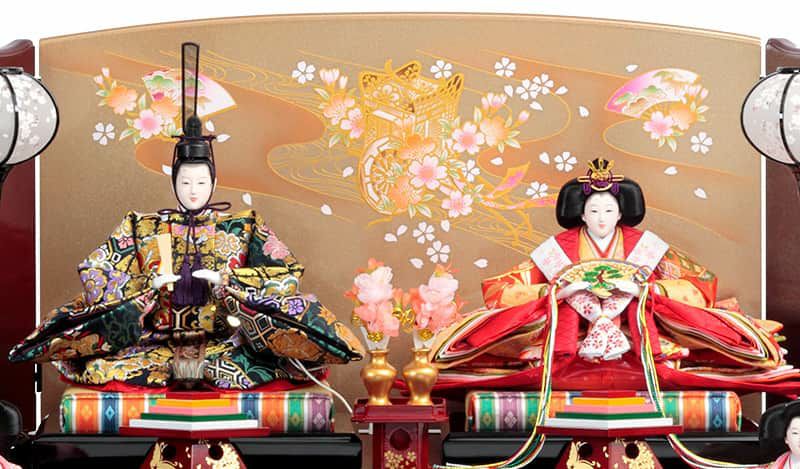 現品発送 雛人形 久月 ひな人形 雛 三段飾り 五人飾り よろこび雛 三五親王 芥子官女 【2024年度新作】 h063-k-1303 D-63Ω 【ZY2844457519】(103950円)