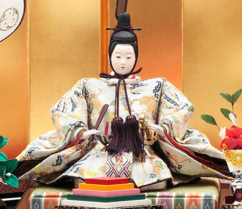 雛人形 久月 ひな人形 雛 平飾り 親王飾り 三宅玄祥作 御雛 正絹 京九