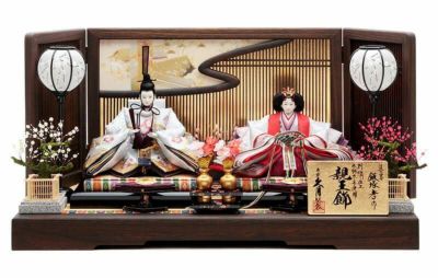 久月の雛人形　親王飾り❗️緊急お値下げ❗️ 久月 雛人形 ひな人形 雛 ケース飾り 親王飾り よろこび雛 オルゴール