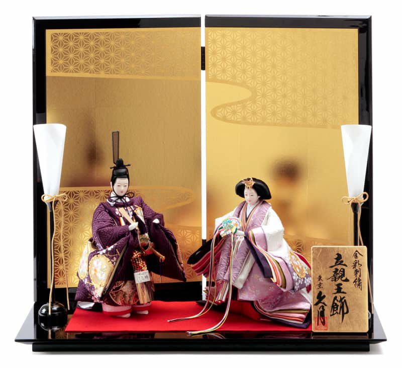 東京久月 木目込人形 ほのか立ち親王飾り・頭 杉田明十志 原作・