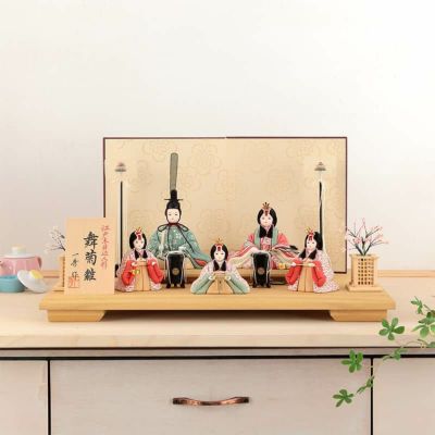 雛人形 木村一秀作 江戸木目込人形 十人飾り三段セット 雛人形 木村一秀作 江戸木目込人形 十人飾り三段セット