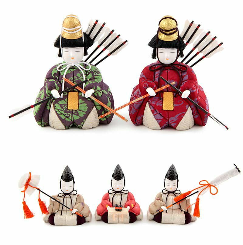 雛人形 コンパクト 一秀 ひな人形 木目込人形飾り 五段飾り 十五人飾り