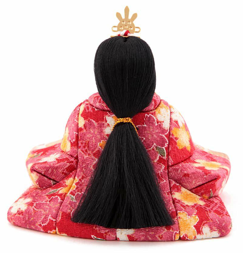 雛人形 コンパクト 一秀 ひな人形 木目込人形飾り ケース飾り 五人飾り