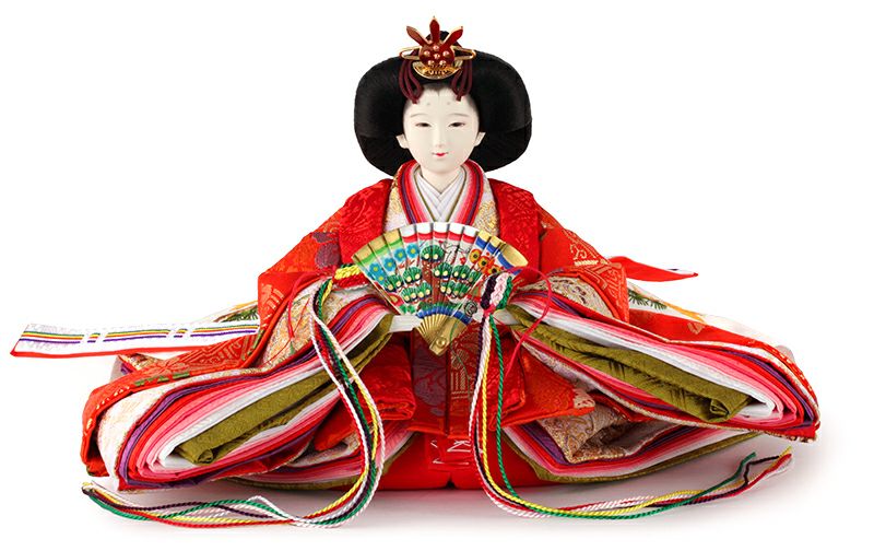 雛人形 ひな人形 雛 コンパクト収納飾り 親王飾り 津田蓬生作 熊倉聖祥