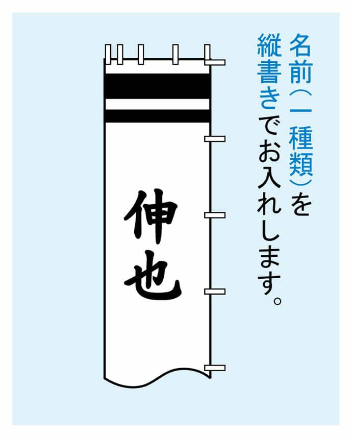 武者絵のぼり フジサン鯉 武者幟 名前入れ一種 フジサン鯉武者絵幟専用 名前入れ作業代 【2024年度新作】 kb5-kamon-n1Ω