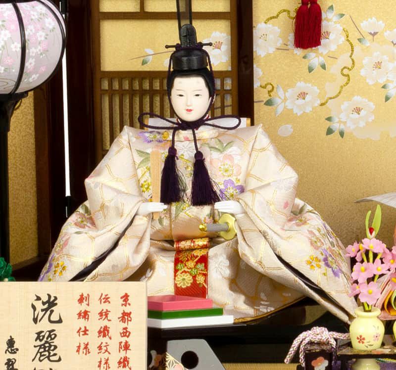 雛人形 ひな人形 雛 平飾り 親王飾り 恵翠作 洸麗雛 三五親王 京都