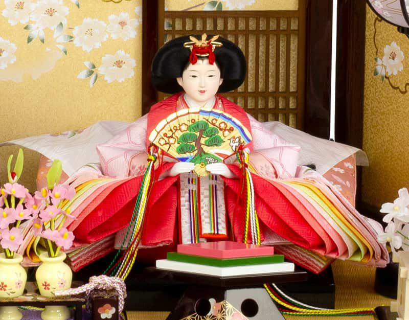 雛人形 ひな人形 雛 平飾り 親王飾り 恵翠作 洸麗雛 三五親王 京都