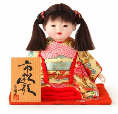 最新作国産日本人形 女の子 市松人形 正月　お雛様　御飾り 市松人形