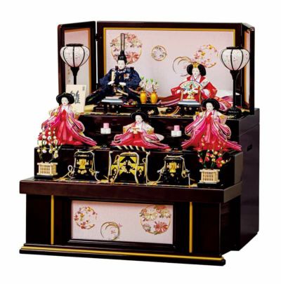 楽天市場】雛人形 三段 名匠・逸品飾り 春峰作 御雛 h243-sz-23