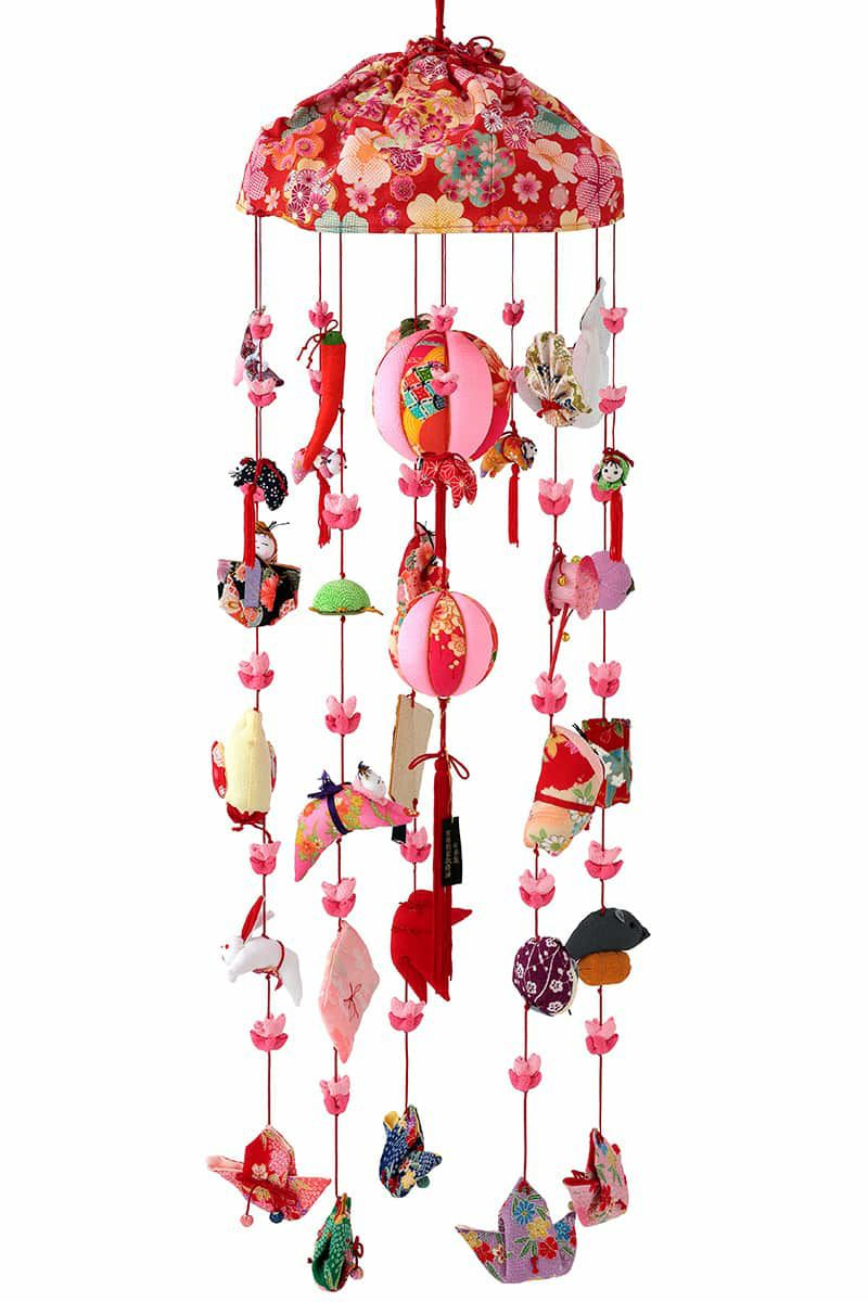 雛人形 ひな人形 雛 つるし雛 つるし飾り 単品 健明作 桜寿 小 【2026