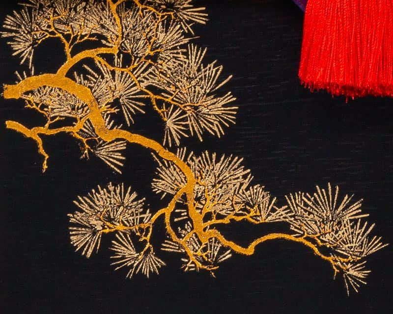 五月人形 コンパクト 吉徳 兜収納飾り 兜飾り 大越保広作 正絹赤絲縅 5