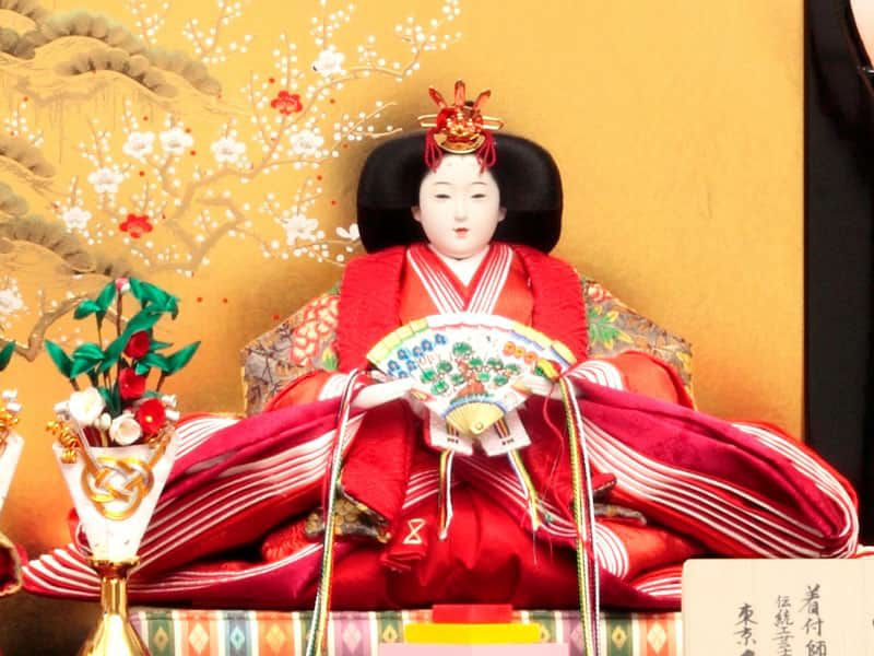 雛人形 久月 ひな人形 雛 三段飾り 五人飾り 着付師 伝統工芸士 竹翁
