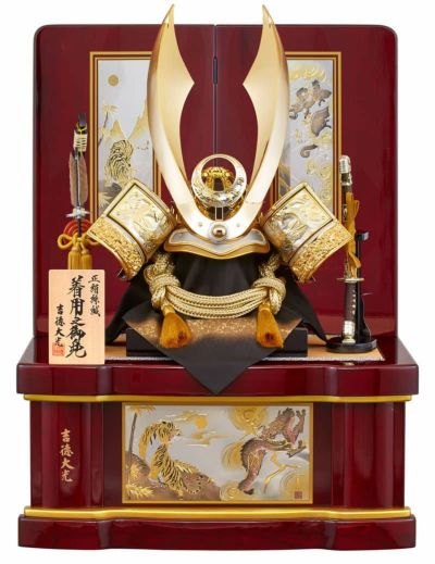 K27 美品 吉徳 五月人形 兜 飾りセット 子供の日