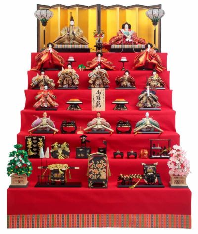 雛人形　美品です。 雛人形 親王飾り【遥】Haruka｜アクリルケース入り｜おしゃれ｜モダン